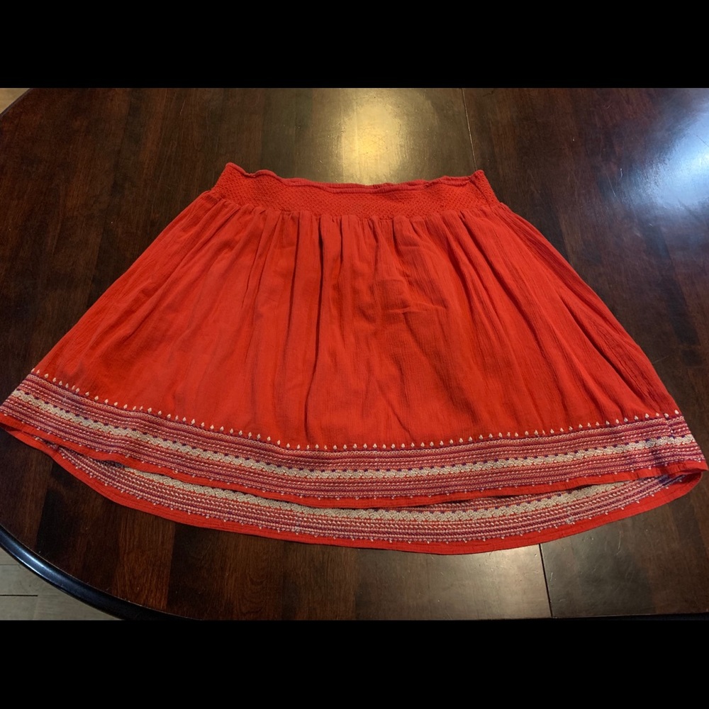 Vintage, used Old Navy 🍅 red, lined cotton skirt!